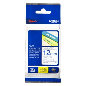 Brother | 233 | Laminated tape | Thermal | Blue on white | Roll (1.2 cm x 8 m)
